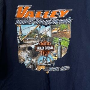 Valley HD, Belmont Ohio.  Heavy equipment, pipeline background.  Mens 2xl